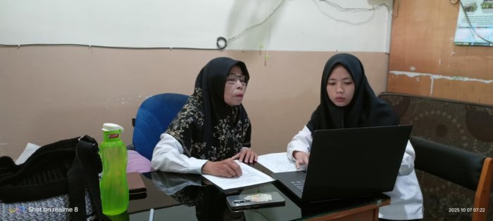 Guru BK Konsultasi Kegiatan Aktualisasi Latsar dan Evaluasi Habituasi Bersama Kepala Madrasah