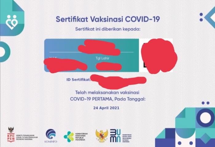 Tenaga Pendidik MIN 4 Batang Hari Mendapat Vaksinasi Covid-19 Yang Pertama