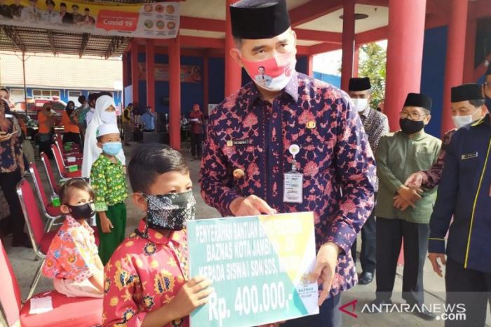Sebanyak 77 Orang Siswa MIN 4 Batang Hari Diusulkan Untuk Mendapatkan Bantuan Dari BAZNAS Kabupaten Batang Hari Tahun 2021