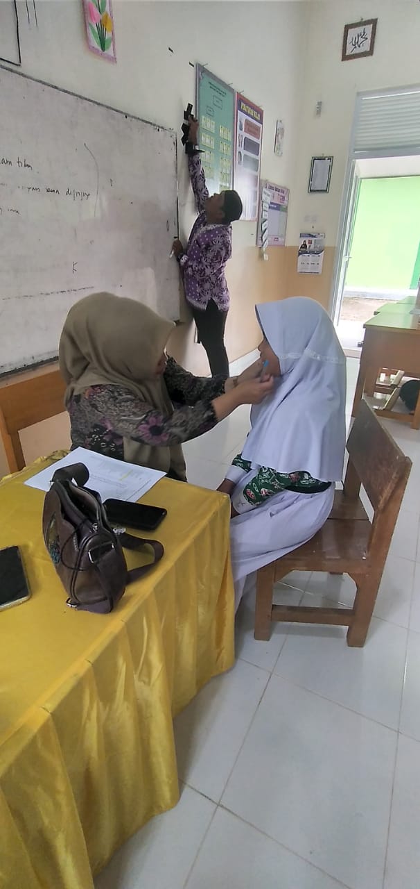 Jaga Kesehatan Sejak Dini! Puskesmas Muara Bulian Adakan Pemeriksaan Rutin di MIN 4 Batang Hari
