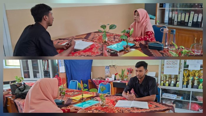 Kepala Madrasah Menerima Kunjungan Petugas Intan Pariwara
