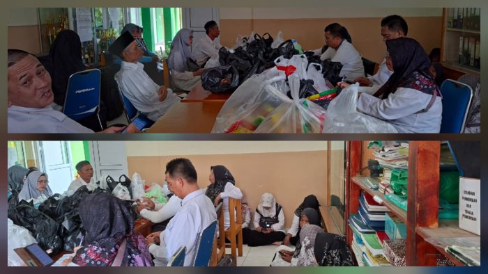 Rapat Bulanan MIN 4 Batang Hari Bahas Pembagian Sembako untuk Siswa