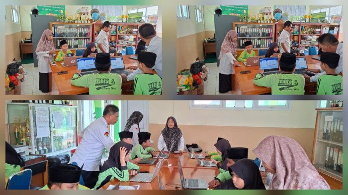 Hari Ke-2 Pelaksanaan Simulasi TKA Kelas VI B Berjalan Lancar