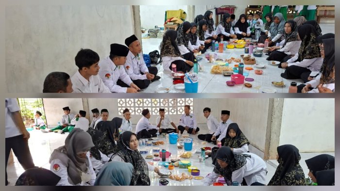 Hangatnya Kebersamaan, Keluarga Besar MIN 4 Gelar Makan Bersama Pasca Lebaran