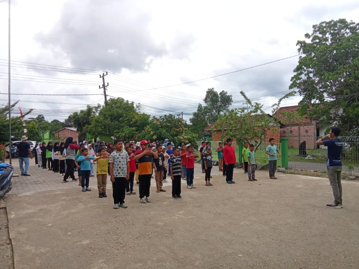 Siswa MIN 4 Batanghari Antusias Ikuti Latihan Drumband