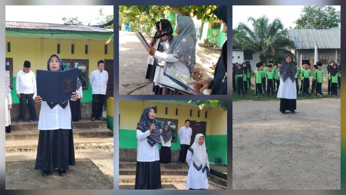 Guru MIN 4 Batang Hari Bertugas dalam Upacara Peringatan Hari Kartini