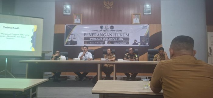 Staf TU MIN 4 Batang Hari Hadiri Sosialisasi Program Jaga Dapur Makan Bergizi Gratis (MBG)