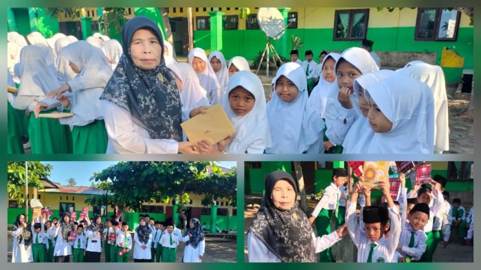 Kepala Madrasah Serahkan Hadiah Juara Lomba Peringatan Hari Kartini