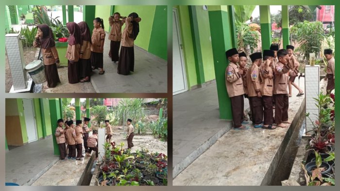 Pembiasaan Ibadah Sejak Dini, Siswa Kelas I B MIN 4 Batang Hari Tertib Berwudu untuk Salat Duha Pembiasaan Ibadah Sejak Dini, Siswa Kelas I B MIN 4 Batang Hari Tertib Berwudu untuk Salat Duha