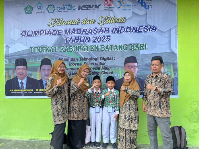 Lima Siswa MIN 4 Batang Hari Ikuti Olimpiade Madrasah Indonesia (OMI) 2025 Lima Siswa MIN 4 Batang Hari Ikuti Olimpiade Madrasah Indonesia (OMI) 2025
