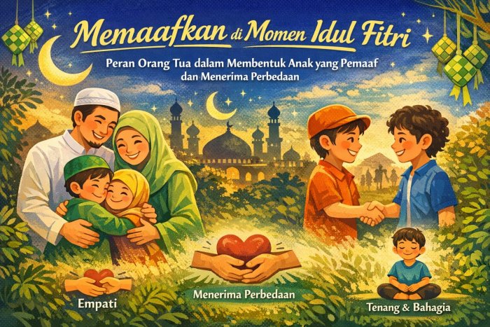 Memaafkan di Momen Idul Fitri: Peran Orang Tua dalam Membentuk Anak yang Pemaaf dan Menerima Perbedaan