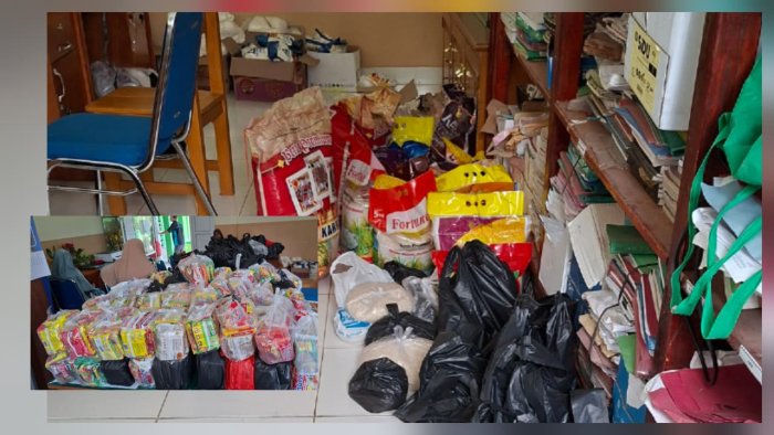 Pengepakan Sembako di MIN 4 Batang Hari Hampir Selesai