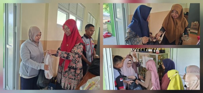 Pendistribusian Sembako di MIN 4 Batang Hari Berjalan Lancar