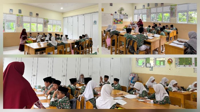 Hari Ketiga Supervisi, Kepala Madrasah Tinjau Pembelajaran Guru Agama