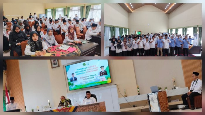 Perkuat Sinergi Hukum, Kepala MIN 4 Batang Hari Hadiri Penandatanganan PKS Kemenag dan Kejari Batang Hari