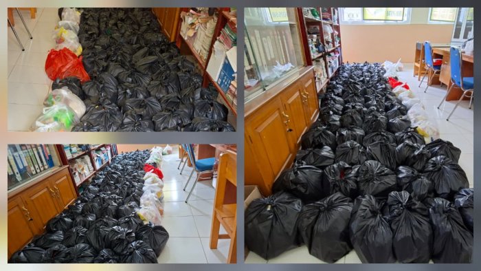 104 Paket Sembako Siap Didistribusikan kepada Siswa MIN 4 Batang Hari