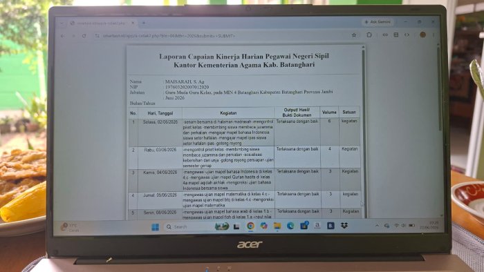 Staf TU Hendrik Cetak LCKH Guru untuk Mendukung Tertib Administrasi Madrasah